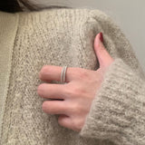 (silver925) Waterdrop cubic ring *silver