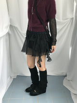 アンゴラハーフニットウェア