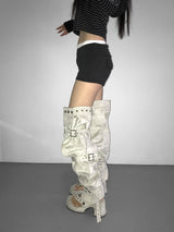 LATENCY open toe boots(3 color) 