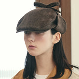 VA Embroidery Fly Hunting Cap / Brown