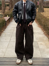 Molinero Line Leather Jacket