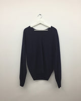 カシミアファインウールVネックニット(7color)