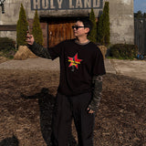 Camo Star Layered Long Sleeve T-Shirt (3color)