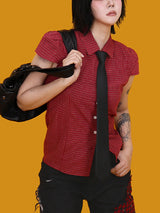 nerd red shirt