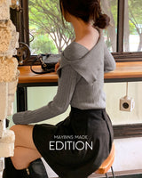 [MADE] Erin off-shoulder knit