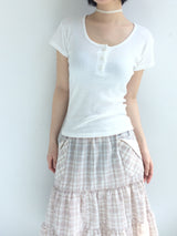 Round U button slim top