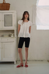 Lace strap blouse