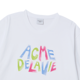 25SS アニメートフォントショートスリーブTシャツ ホワイト