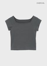 [MADE] Beyrn Two-Way Cap Sleeve Short Sleeve Tee