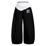 Strap Point Loose Fit Track Pants