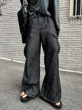 City Pub Cargo Banding Denim Pants