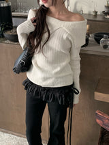 Chomi Rose Layered Mini Skirt