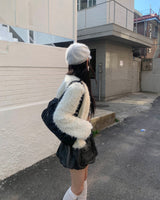 アンゴラ帽子