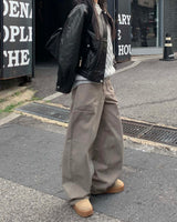 Humming leather jacket
