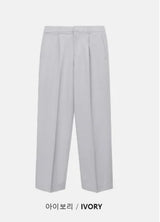[4SEASON] Basic semi wide slacks(6color)