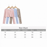 モブ レオパード スリーピース トレーディング セットアップ (CARDIGAN)