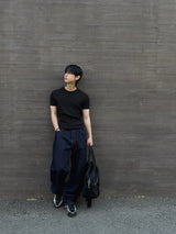 Esther Lettering Denim Pants 3C