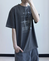 オルビピグメントプリントショートスリーブTシャツ