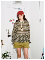 Striped Cat Ear Hoodie