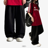 Us waist banding pintuck wide pants