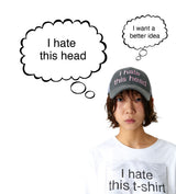 I HATE THIS HEAD MESH CAP (GRAY)