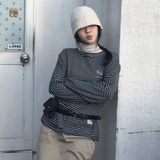 CLE STRIPE LOOSE FIT LONG SLEEVE T UNISEX (2COLOR)
