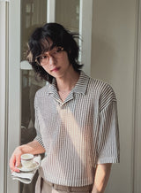 Kato Crochet Collar T-Shirt