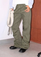 VINTAGE FLARE DENIM Khaki