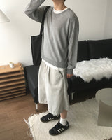ウェールリネン Vネックニット