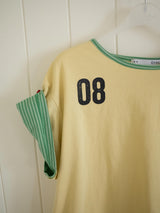 BUTTON DOUBLE SLEEVE T (YELLOW)