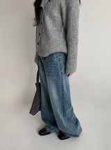 Picat Pocket Straight Denim Pants