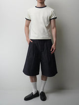 TP8 Tipped Rib-Knit Tee