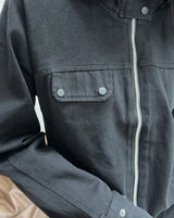 Deen high-neck cropped jacket