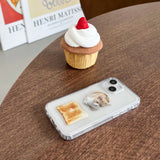 Cat bread gel hard case