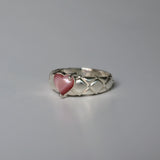 【MADE】 Heart quilting ring