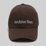 Nus. x Hukeアーカイブボールキャップ（BROWN）