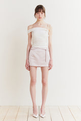 FAIRY HALTER TOP white