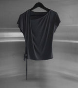 ウォーレン アンバランス ドレープTシャツ