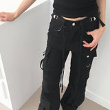 Pren Bijo Pocket Cargo Semi Bootcut Pants