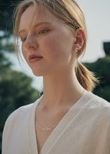 [925 silver] Deux.silver.99 / ピーナッツソングピアス (ゴールド)
