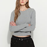 Essential Round-Neck Grey