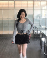 jerry banding kangkang pants skirt