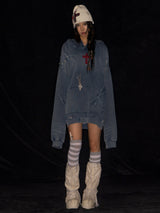 TIE SPRAYED HOODIE