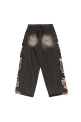 Keren Damage Camo Denim