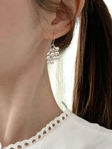 Silver balls earrings