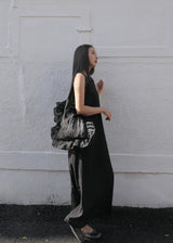 [jiwonywony x voor] Frill Blossom Shoulder Bag_Black