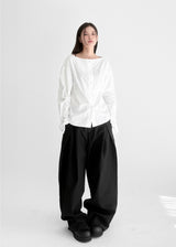  ANGLE LINE WIDE SLACKS