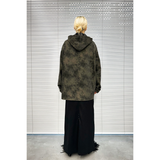 CLOUDY LEATHER HOOD JACKET