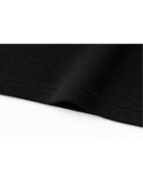 アリナベッドポイントショートスリーブパフニットトップ Black