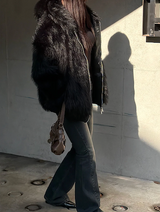 Low slim boots cut pants